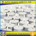 Low price box packing tea light candle in tin